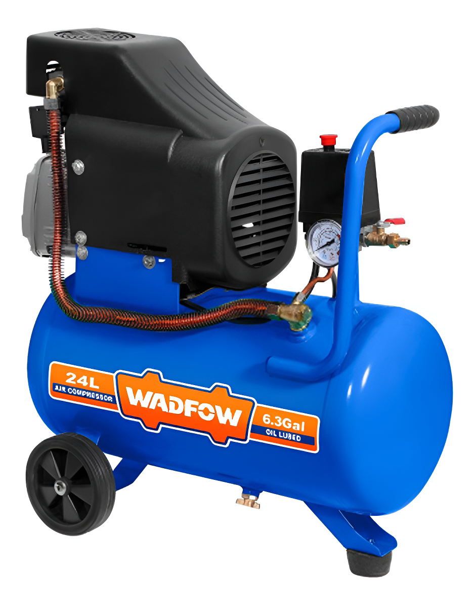Compresor 24 Lt 2hp Wadfow Color Azul Fase Eléctrica Trifási
