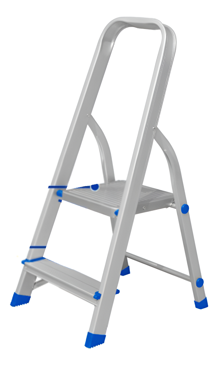 Escalera Familiar Aluminio 2 Escalones 120kg Wadfow Wld3h02