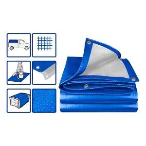 Lona 3x4mt Azul 110gr/mt2 Wadfow Wtq1834 P G