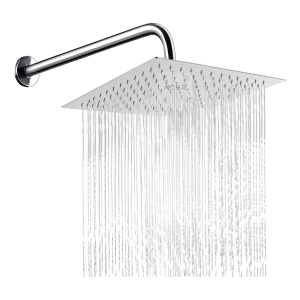 Roseta Para Ducha Cuadrada En Acero Inoxidable Rimontti P G