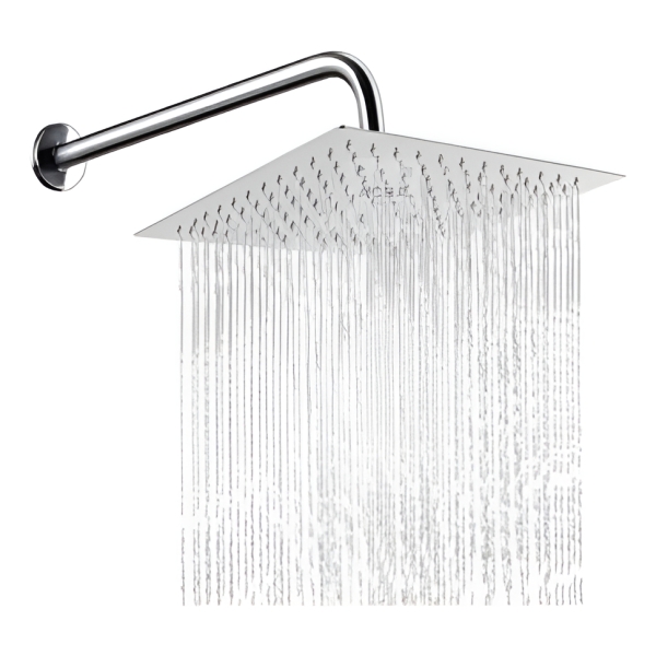 Roseta Para Ducha Cuadrada En Acero Inoxidable Rimontti P G