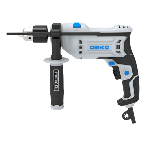 Taladro Con Percutor Deko Dkid13xp71 13mm 710w Color Gris