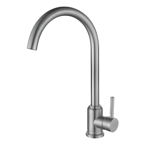 Monocomando Mesada Cocina Acero Wico Satin 35mm