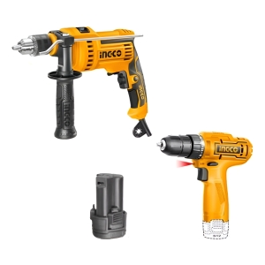 Super Combo Atornillador 12v Taladro 810w Percutor Ingco P G