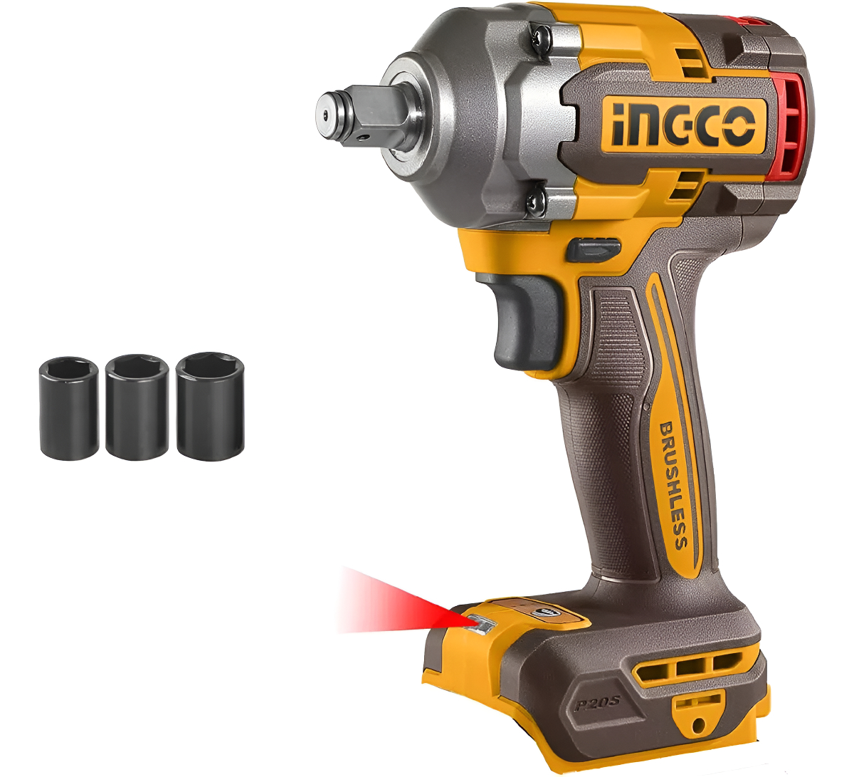 Llave De Impacto 400nm 20v P20s S/bat-carg Ingco Ciwli20401