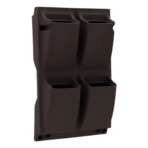 Maceta De Pared Color Grafito Oscuro Malaia