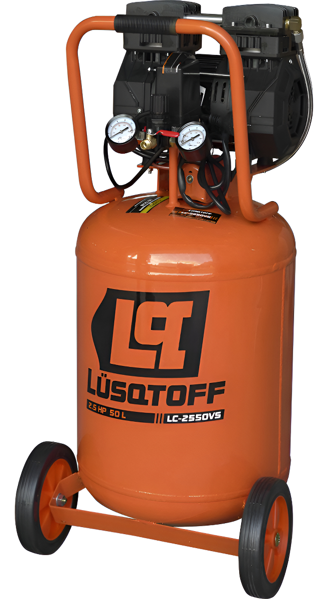 Compresor De Aire Vertical Lusqtoff 50 Litros Lc-2550vs Colo