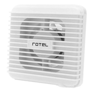 Extractor De Aire Para Baño Silencioso 15x15 Cm Rotel Color Blanco