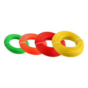 Tanza Bordeadora 3x153mtrs 1.36kg Cuadrada Amarillo Wokin