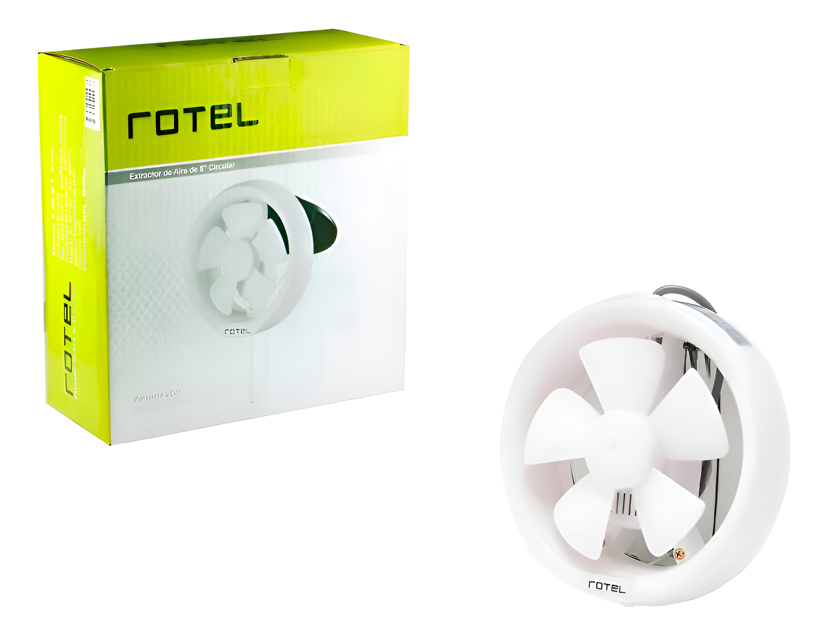 Extractor De Aire De Cocina 8'' Vidrio O Pared Rotel P G