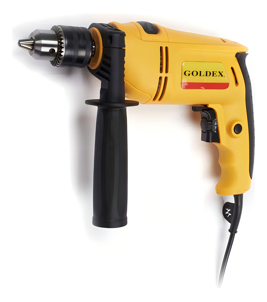 Taladro Percutor Goldex Zij-13t 13mm 500w Amarillo 50 Hz