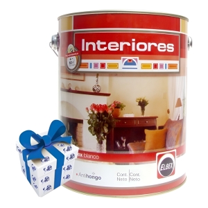 20l Pintura Elbex Interior Antihongos Superlavable + Regalo!
