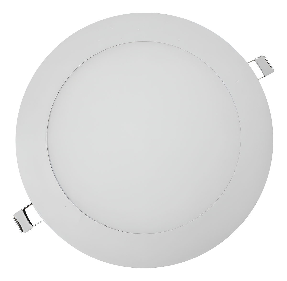 Plafón Embutido Led Candela Techo Redondo 24w Luz Fría 6500k Alumino Blanco
