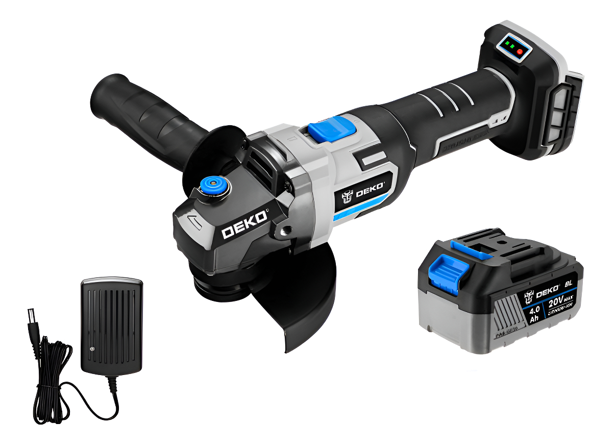 Amoladora Angular Brushless Inalambrica + Carg Bat 20v Deko