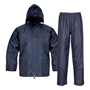 Equipo De Lluvia Azul Polyester / Pvc (0,18mm) Slender P G
