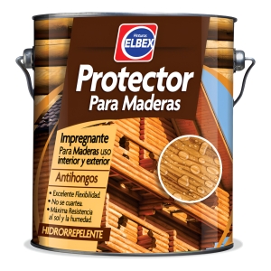 0,9l Protector Para Madera Interior Exterior Elbex Colores!