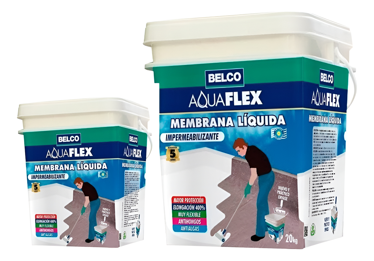 20kg+4kg Membrana Liquida 5 Colores Aquaflex Belco