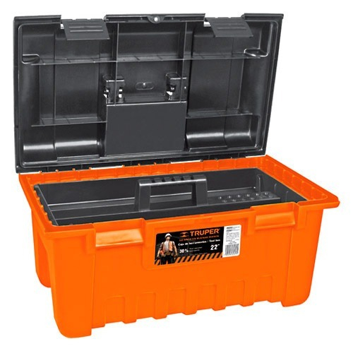 Truper Cha-22n Caja Para Herramientas 56 X 31 X 28 Cm Color Naranja
