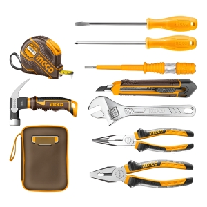 Kit Juego Herramientas Manuales 9 Piezas En Estuche Ingco Co