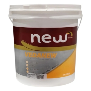 Membrana Caucho New Tintas 20kg Impermeablizante Aislante Blanco Mate