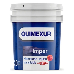 Membrana Líquida Impermeabilizante Quimex Blanco Techos Exterior 20kg